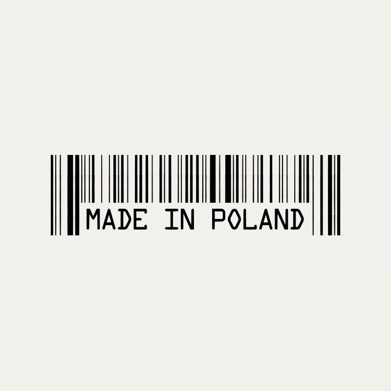 Fabriqué en Pologne - Pologne - Pologne - Code-barres - Dash