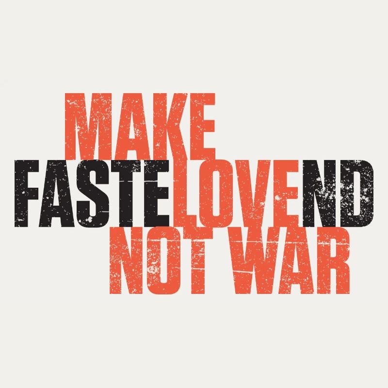 Make Fastelovend Love not war Karneval