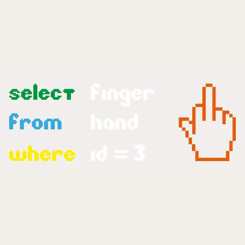 Funny SQL Query : un doigt d’honneur 8 bits pour les geeks