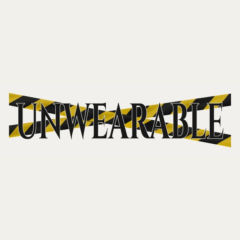 Unwearable – Statement Design with Warning Tape
