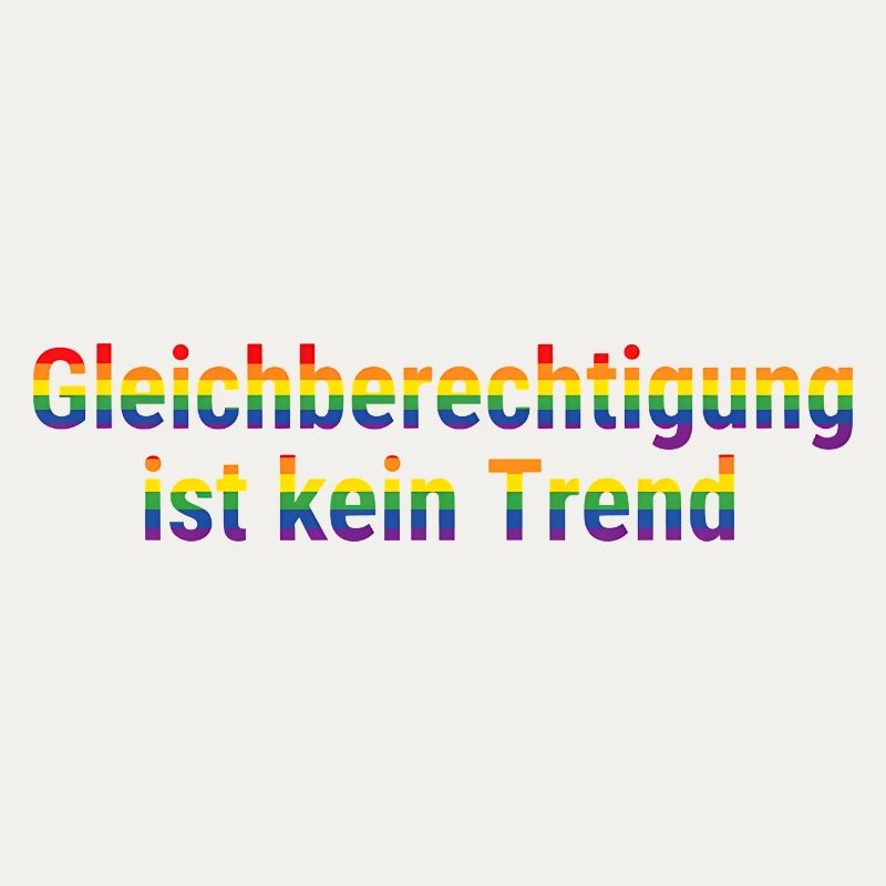 Equality is not a trend