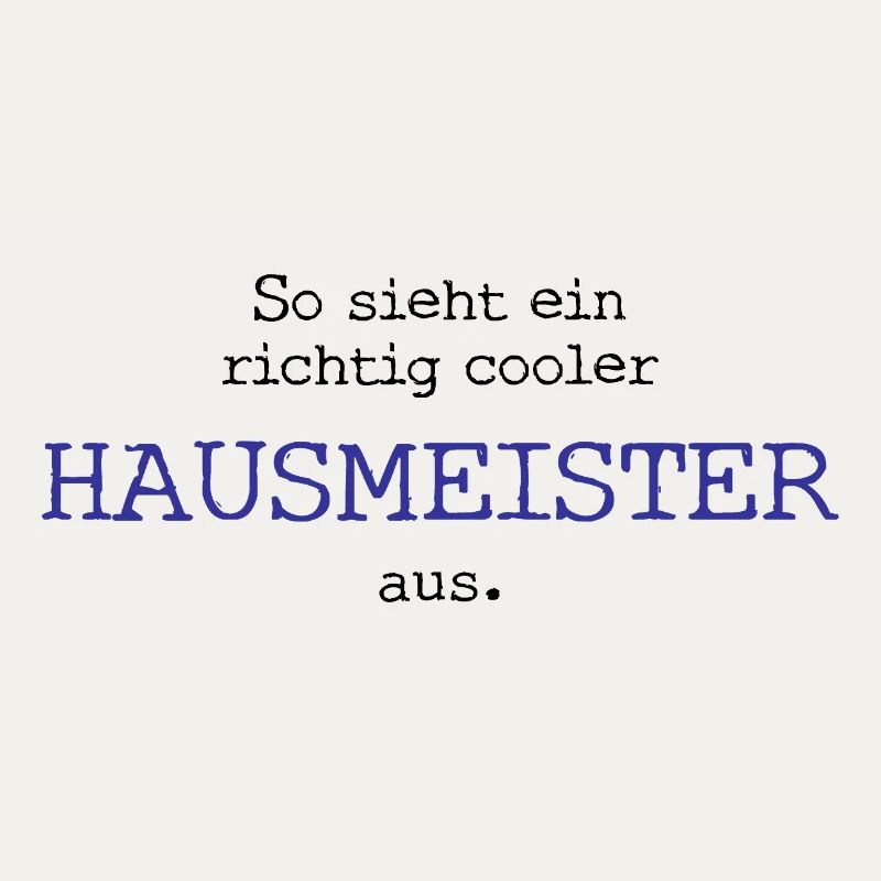 So sieht ein richtig cooler Hausmeister aus.