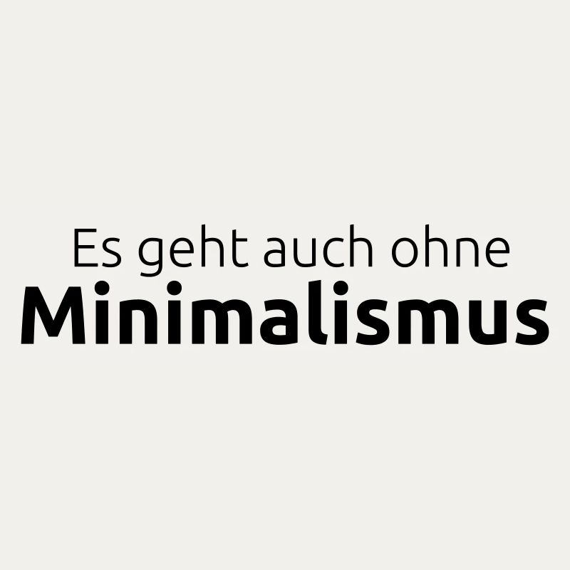 Omettez le minimalisme