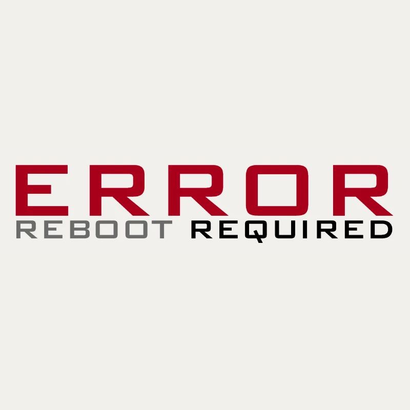 Error: Reboot required