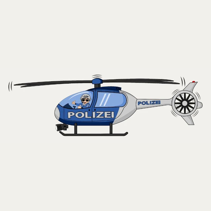 Polizei Hubschrauber Pilot