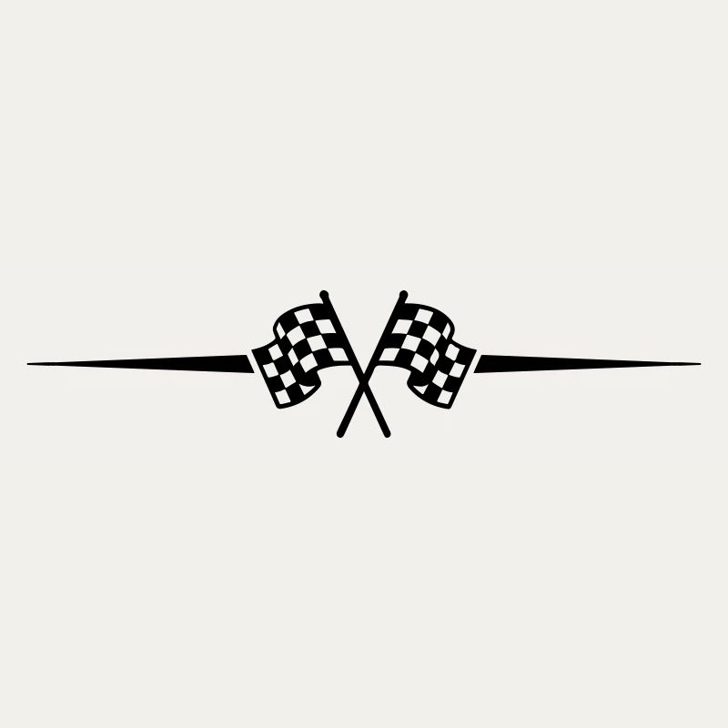 Icône de course de drapeau de course