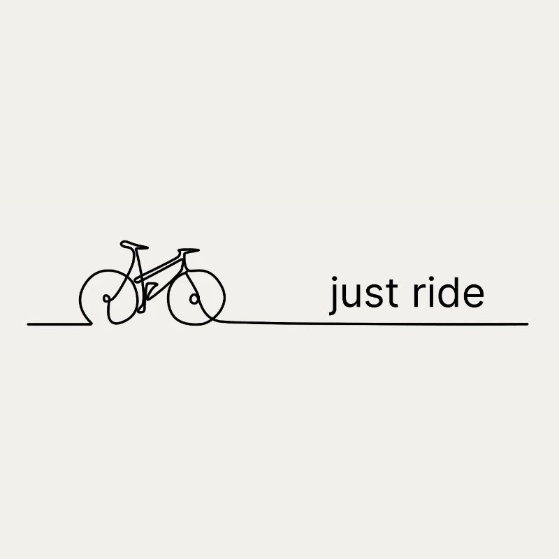 Roule simplement – Dire à vélo avec un graphique en une ligne