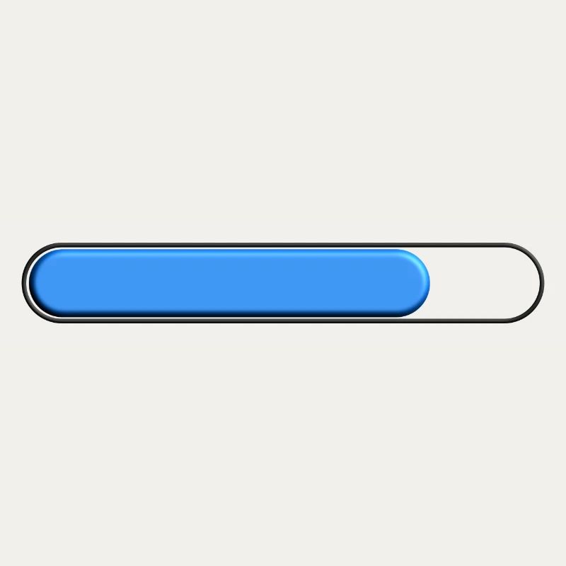 Average gauge Blue (three quarters)
