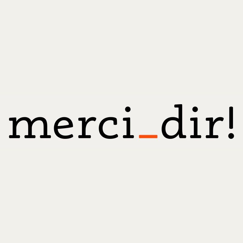 merci dir - 2 colors