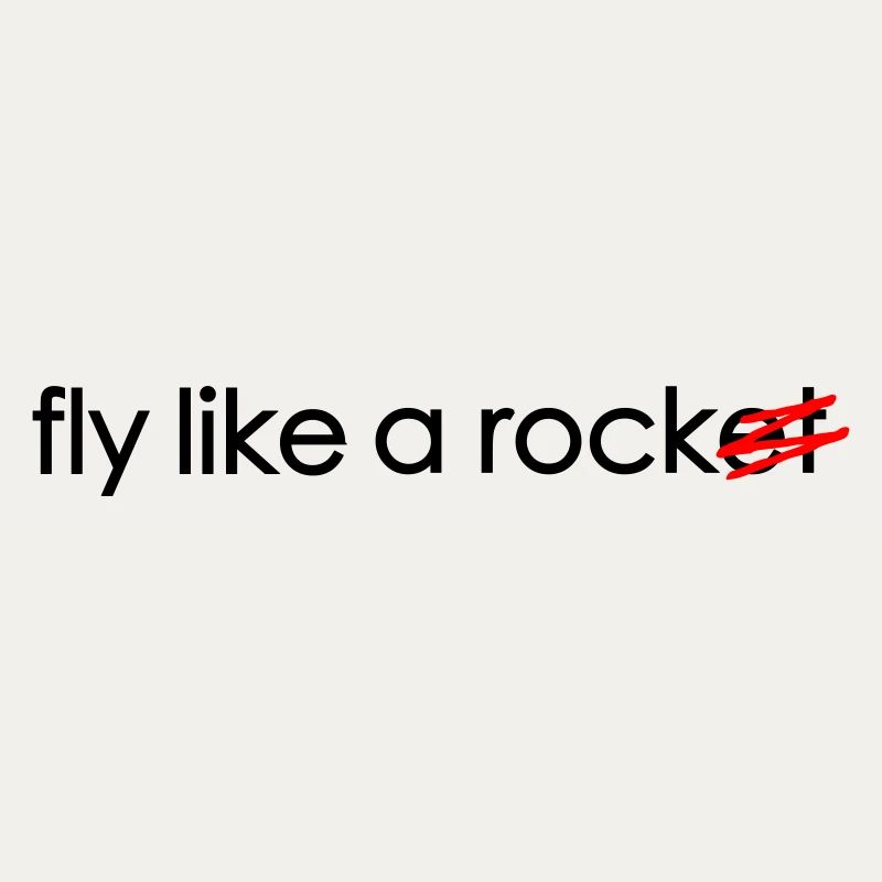 fly like a rocket