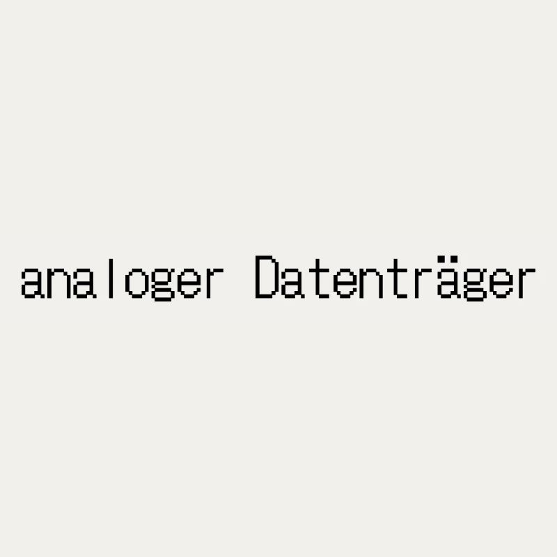 analoger Datenträger
