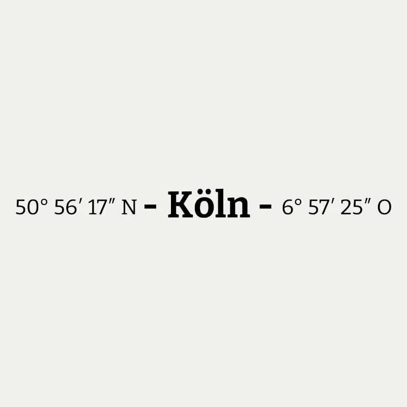 Coordinates Cologne