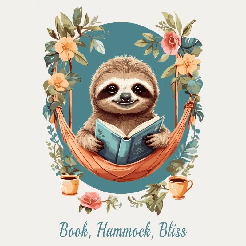 Book, Hammock, Bliss
