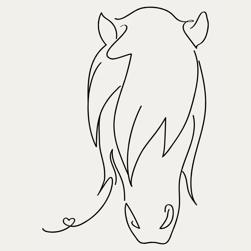 Pferd Silhouette