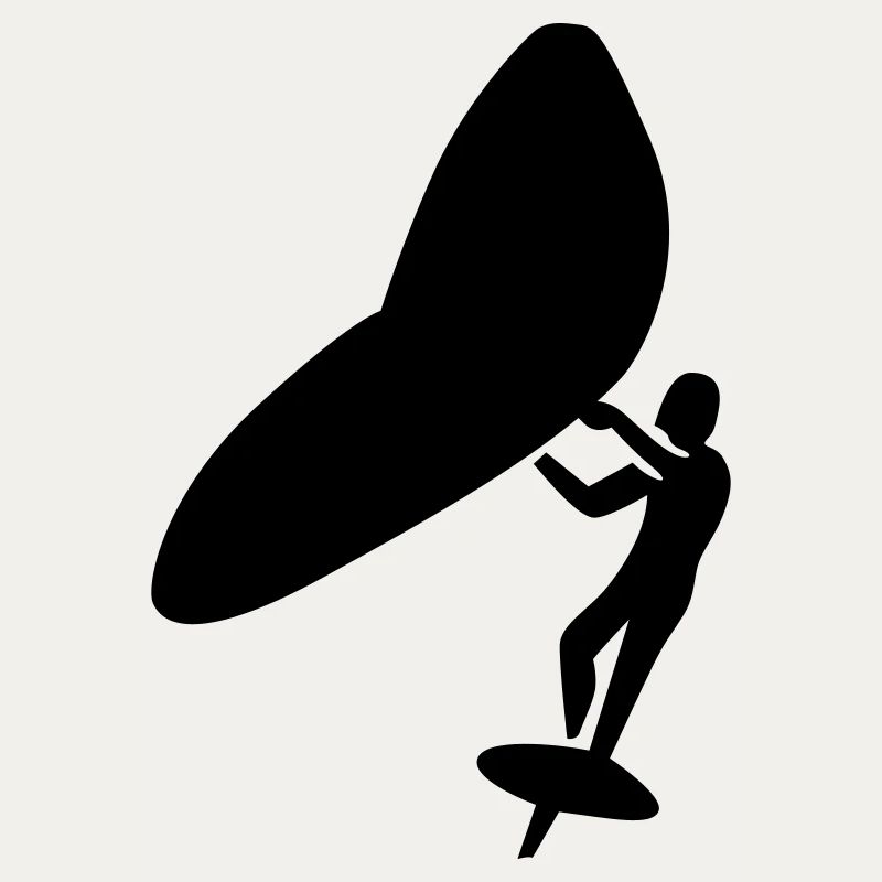 Logo minimaliste à feuilles d’aile