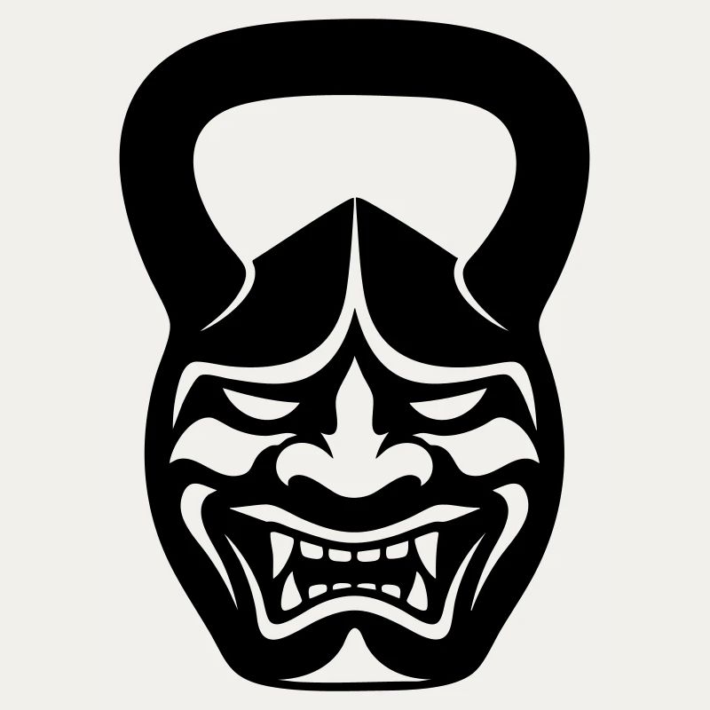 Gym Kettlebell Samurai Maske 
