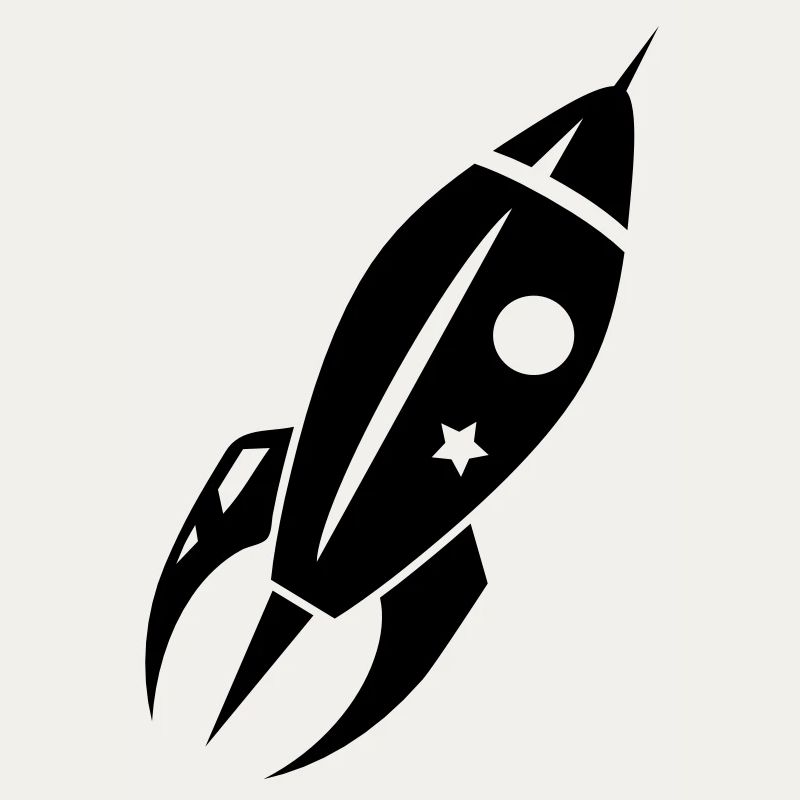 A rocket when departing