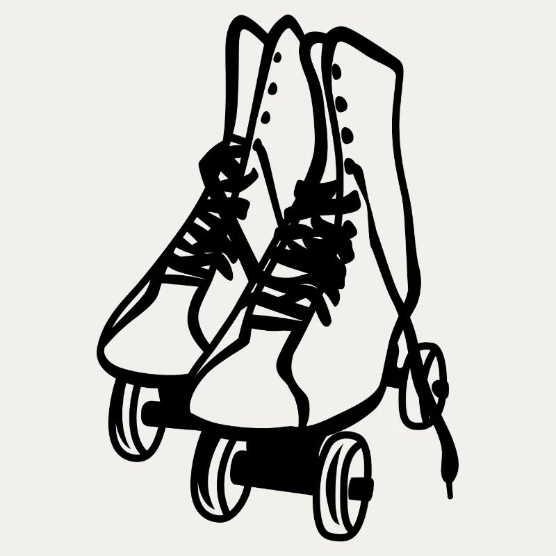 Rollschuhe Skizze