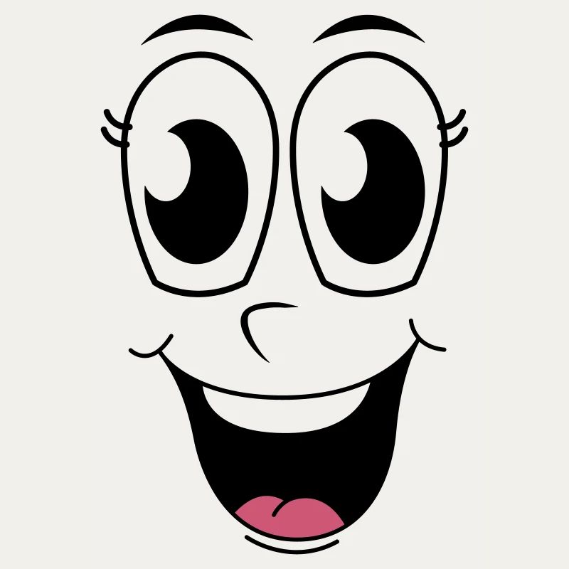 Visage heureux