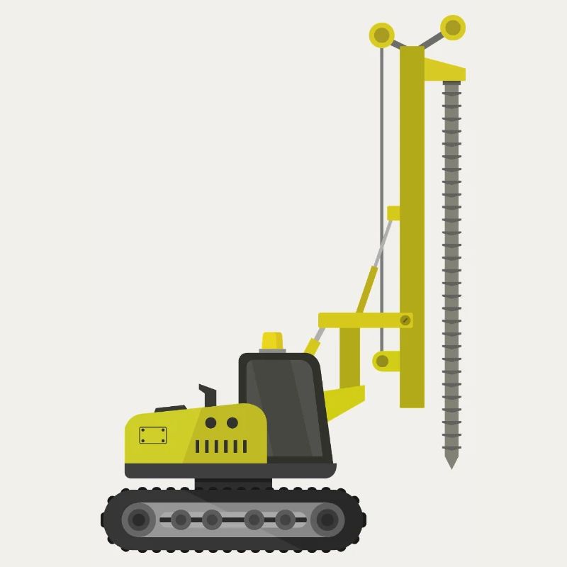 Plateforme de forage à chenilles