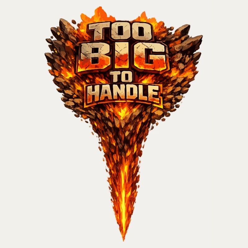 Too Big to Handle Flame Logo