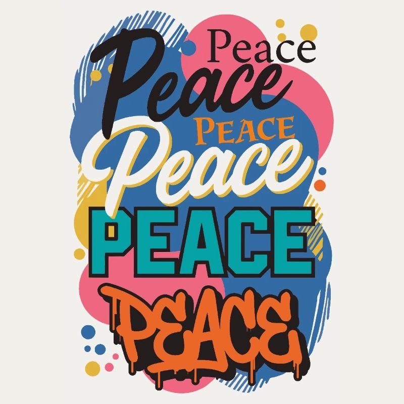 Peace als Graffiti