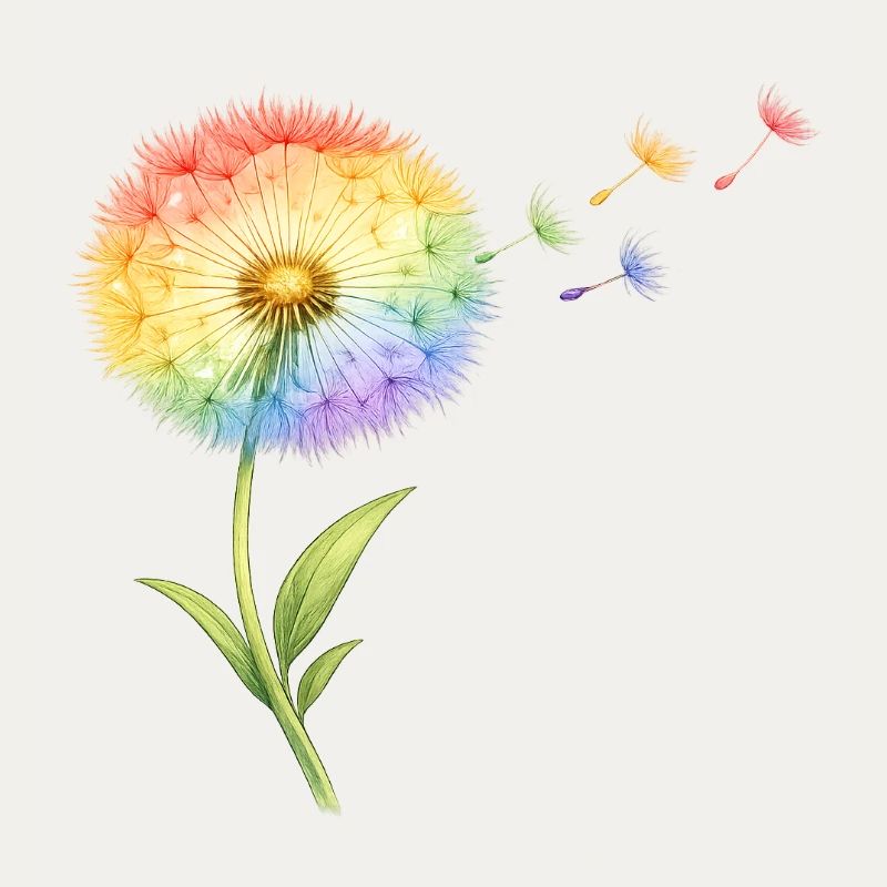 Rainbow Dandelion