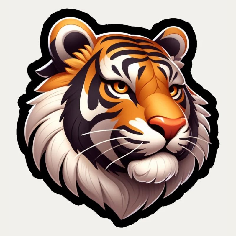 Tiger Head Comic