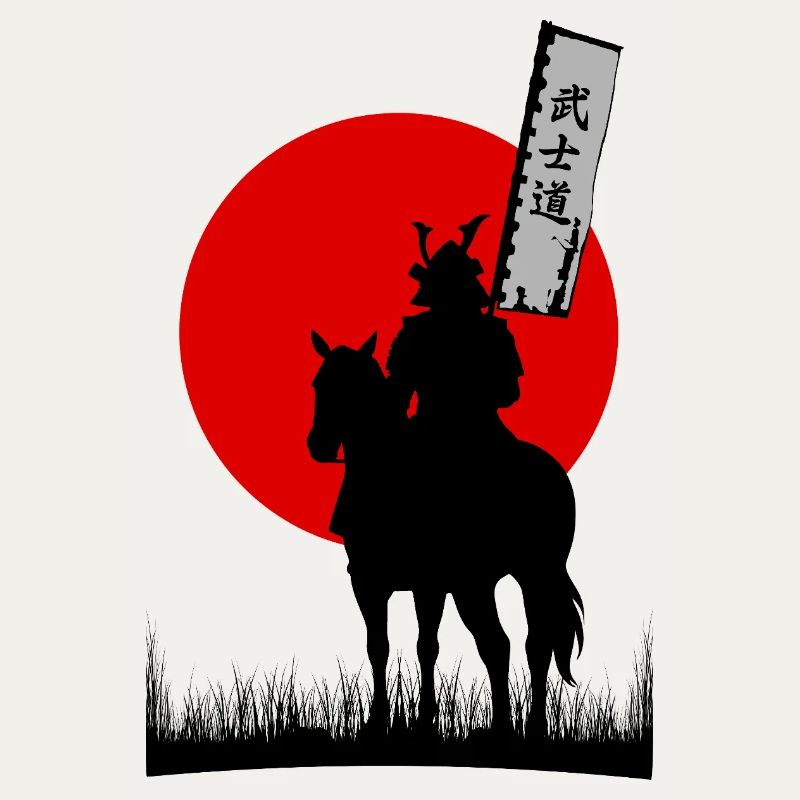 BUSHIDO, SAMURAI-KRIEGER-CODE | 8K SAUBERE SILHOUTTE