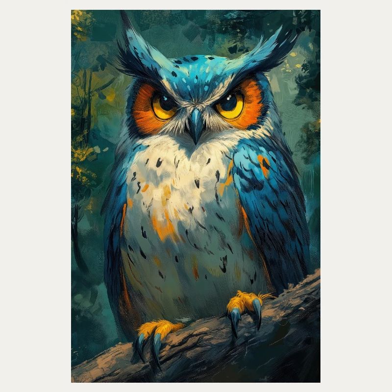 Illustration einer Eule