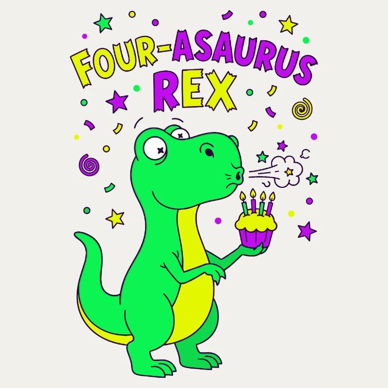 4e anniversaire du Quatre-Asaurus Rex