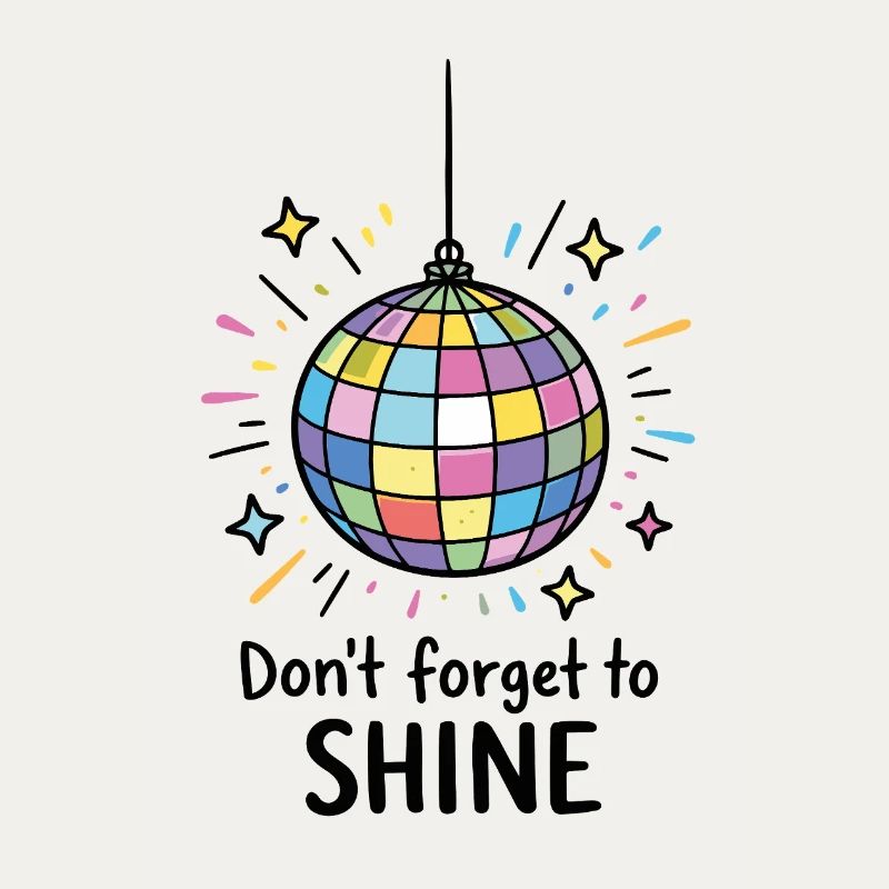 Don't forget to shine – Disco Ball Disco Rays