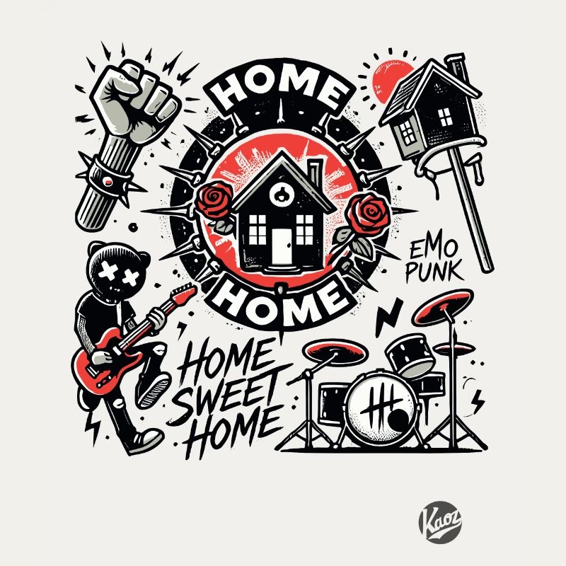 Home sweet home for anarchy emo punks