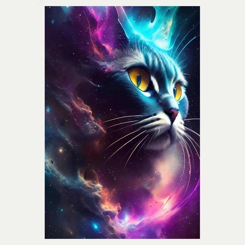 Chat dans l’espace
