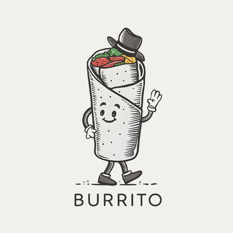 Burrito-Cartoon-Design
