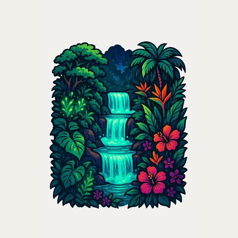 Cascade tropicale