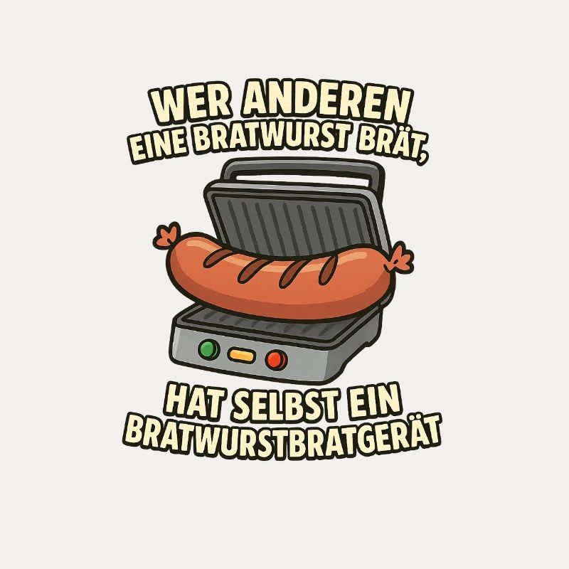 Bratwurst Bratgeräte Spruch