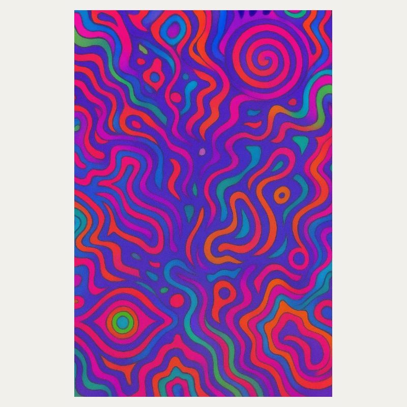 Vibrant Psychedelic Lines