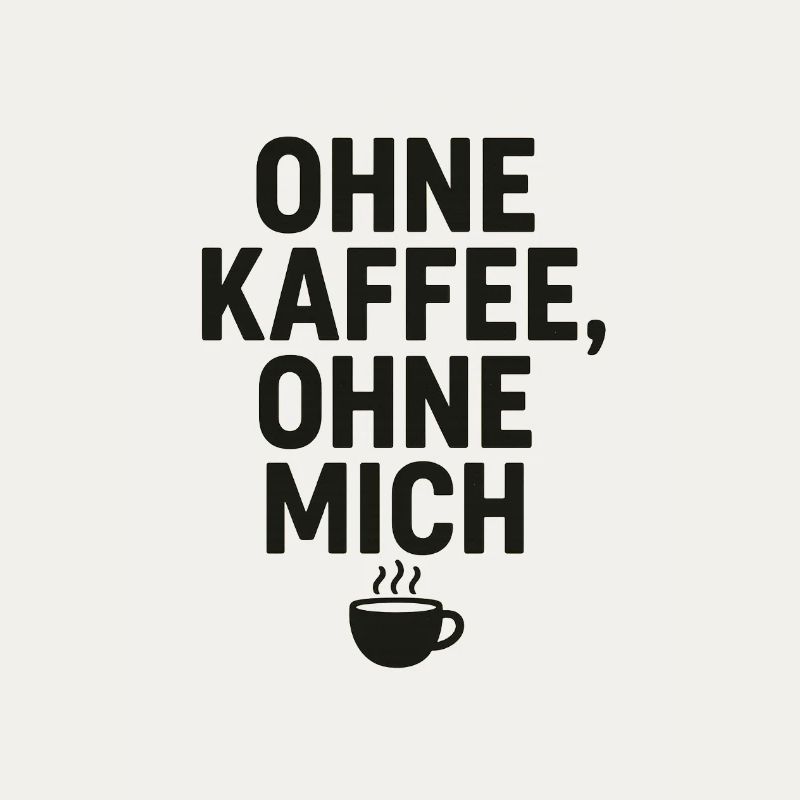 Without coffee, without me