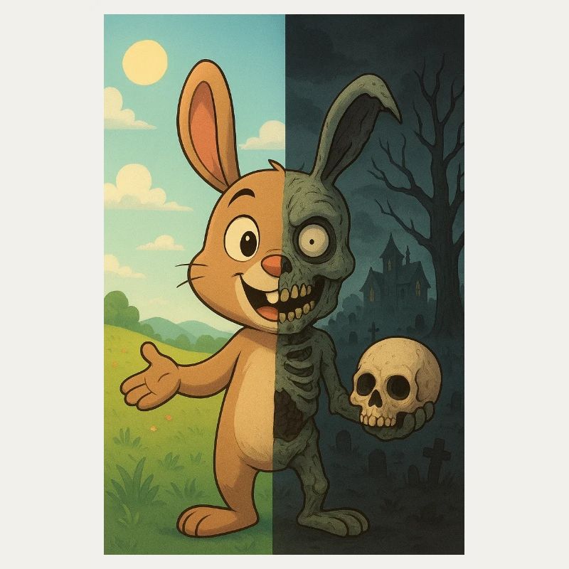 Zombie Undead Rabbit Halloween
