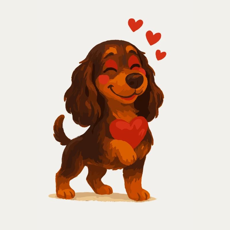 Cocker Spaniel verliebt