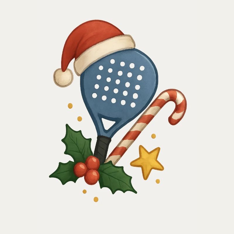Weihnachts-Padel-Schläger