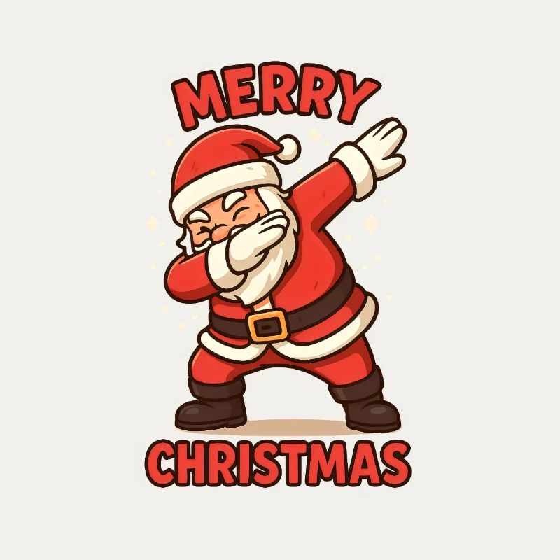 Dabbender Weihnachtsmann Dab Santa