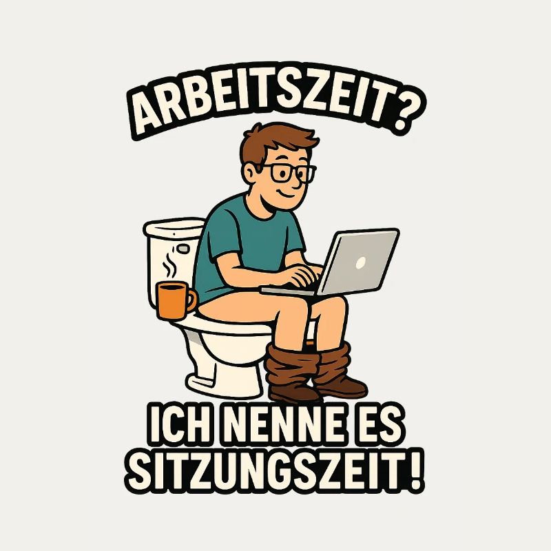 Sitzungszeit am Laptop