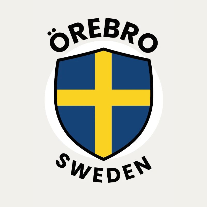 Drapeau du Bouclier d’Örebro Suède