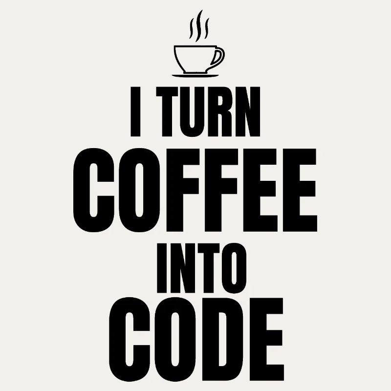 Je transforme le café en code