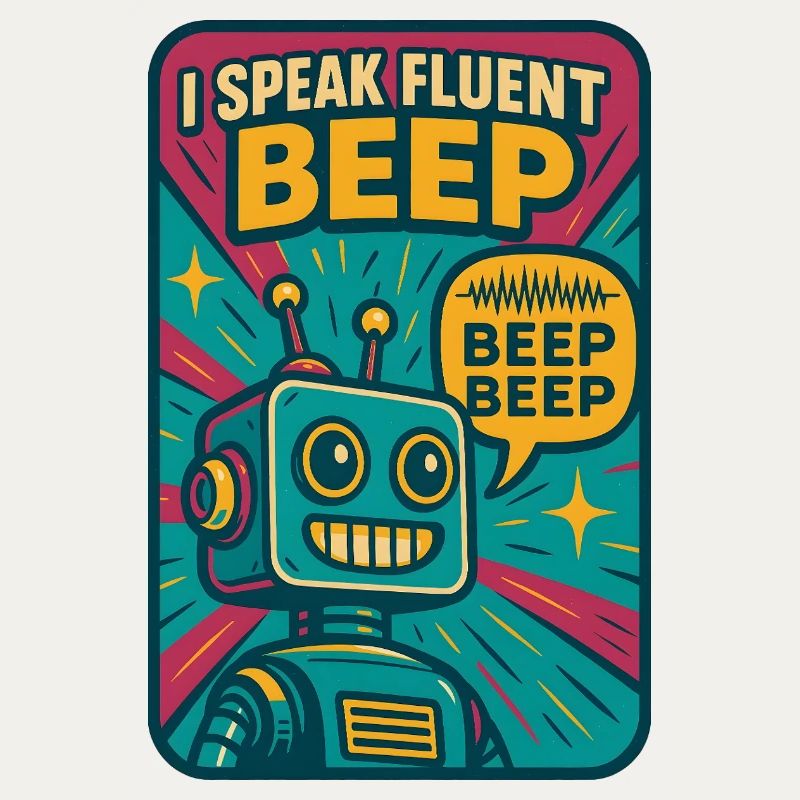 Bip fluide | Robot Science-Fi Nerd
