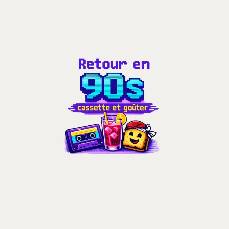 Retour en 90s: cassette et goûter