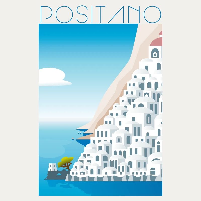 Positano CostaBlu Weiße Häuser