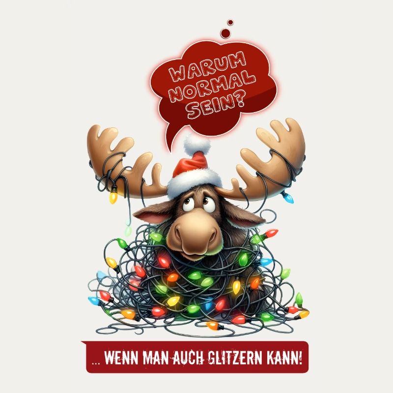 LUSTIGER ELCH | Weihnachtspulli | ugly sweater